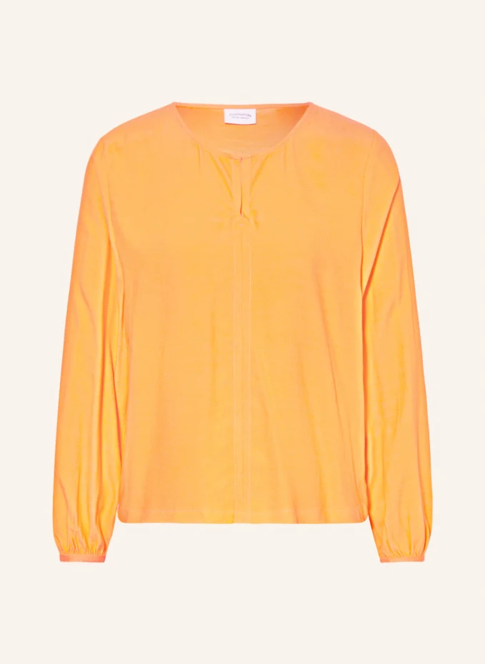 Блузка-рубашка Comma Casual Identity, оранжевый