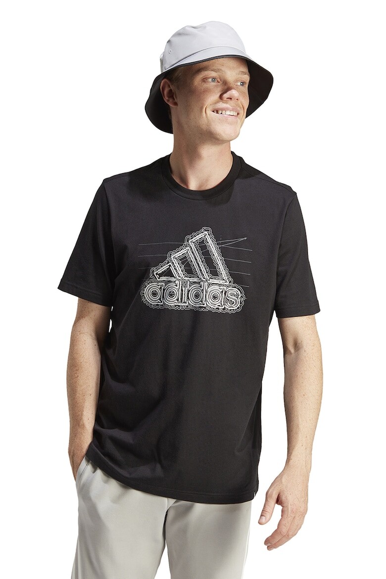 

Футболка Growth из хлопка с логотипом Adidas Sportswear, черный