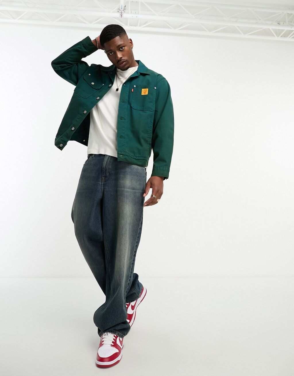 

Синяя куртка дальнобойщика Levi's Workwear Capsule Sunrise, Синий