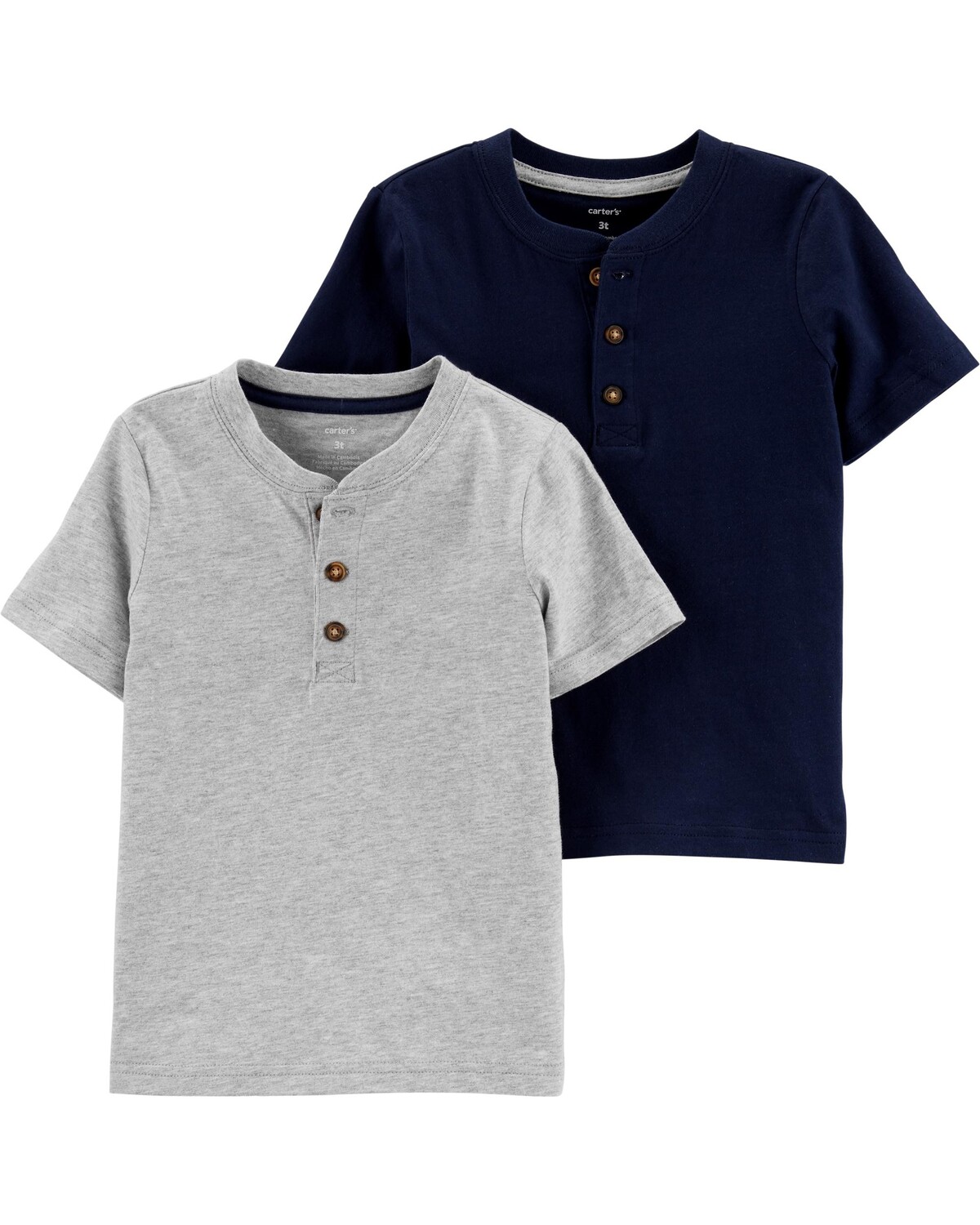 

Комплект из 2 футболок Henley для малышей Carter's