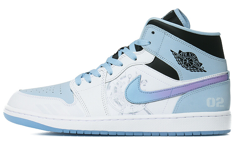

Мужские баскетбольные кроссовки Jordan Air Jordan 1 Vintage, цвет sky blue
