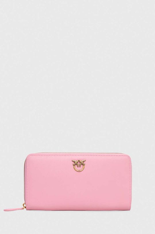 Кожаный кошелек Pinko, розовый