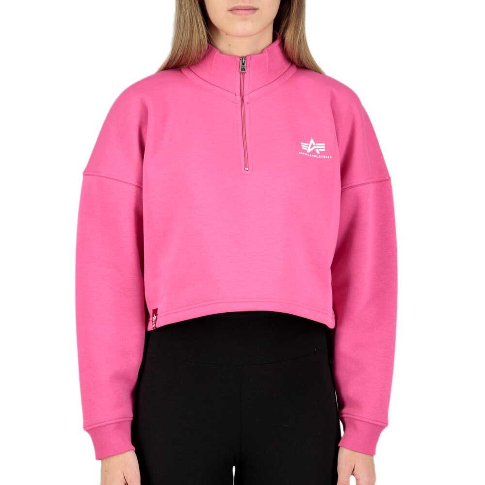 

Толстовка Alpha Industries 108031 Half Zip, розовый
