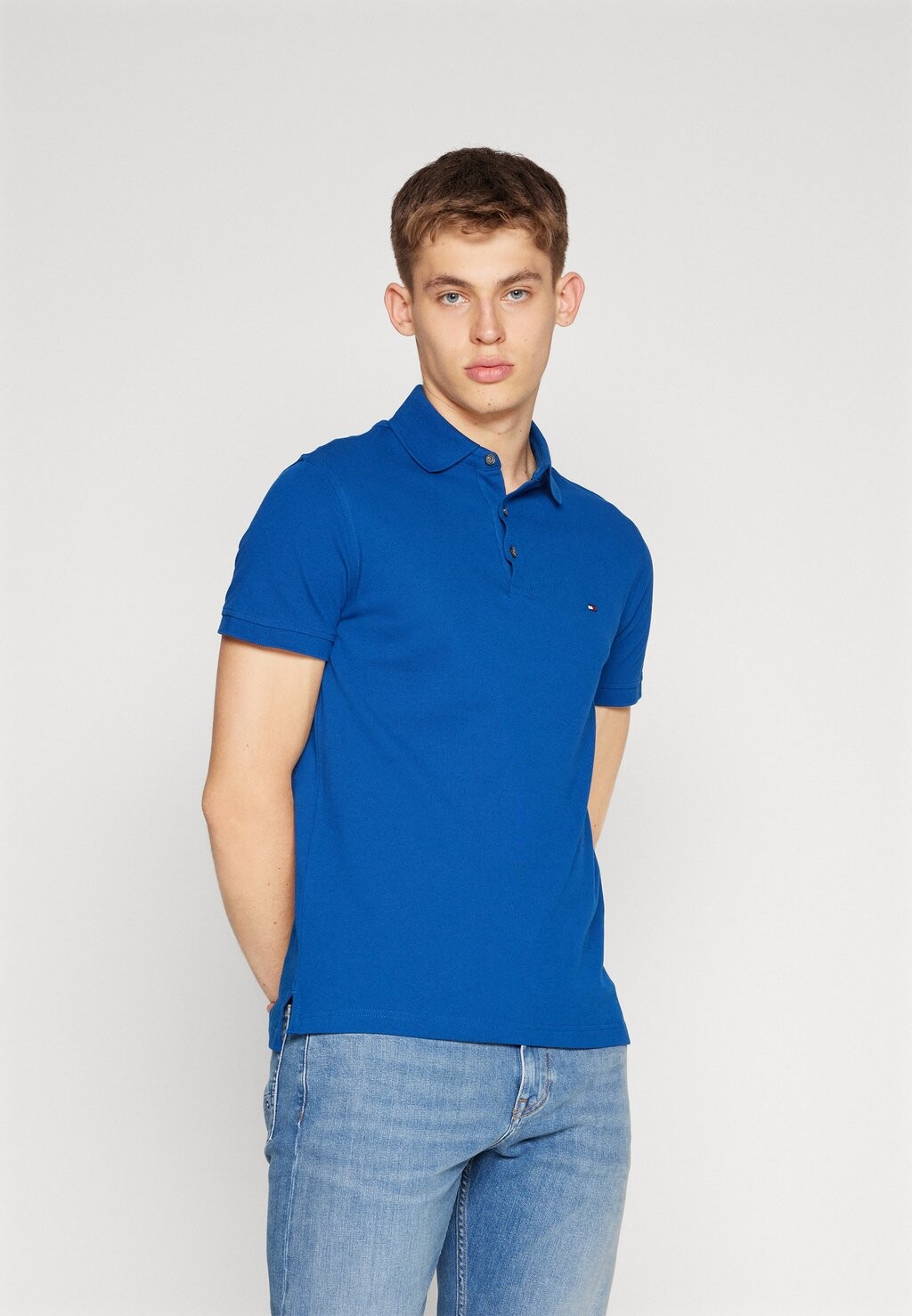 

футболка-поло 1985 SLIM Tommy Hilfiger, якорно-синий