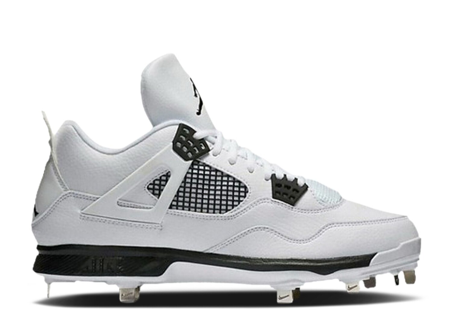 

Кроссовки Air Jordan Air Jordan 4 Retro Metal 'White Black', белый