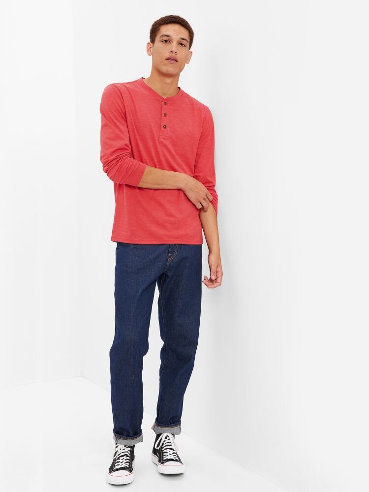 

Футболка с длинными рукавами Gap, красный