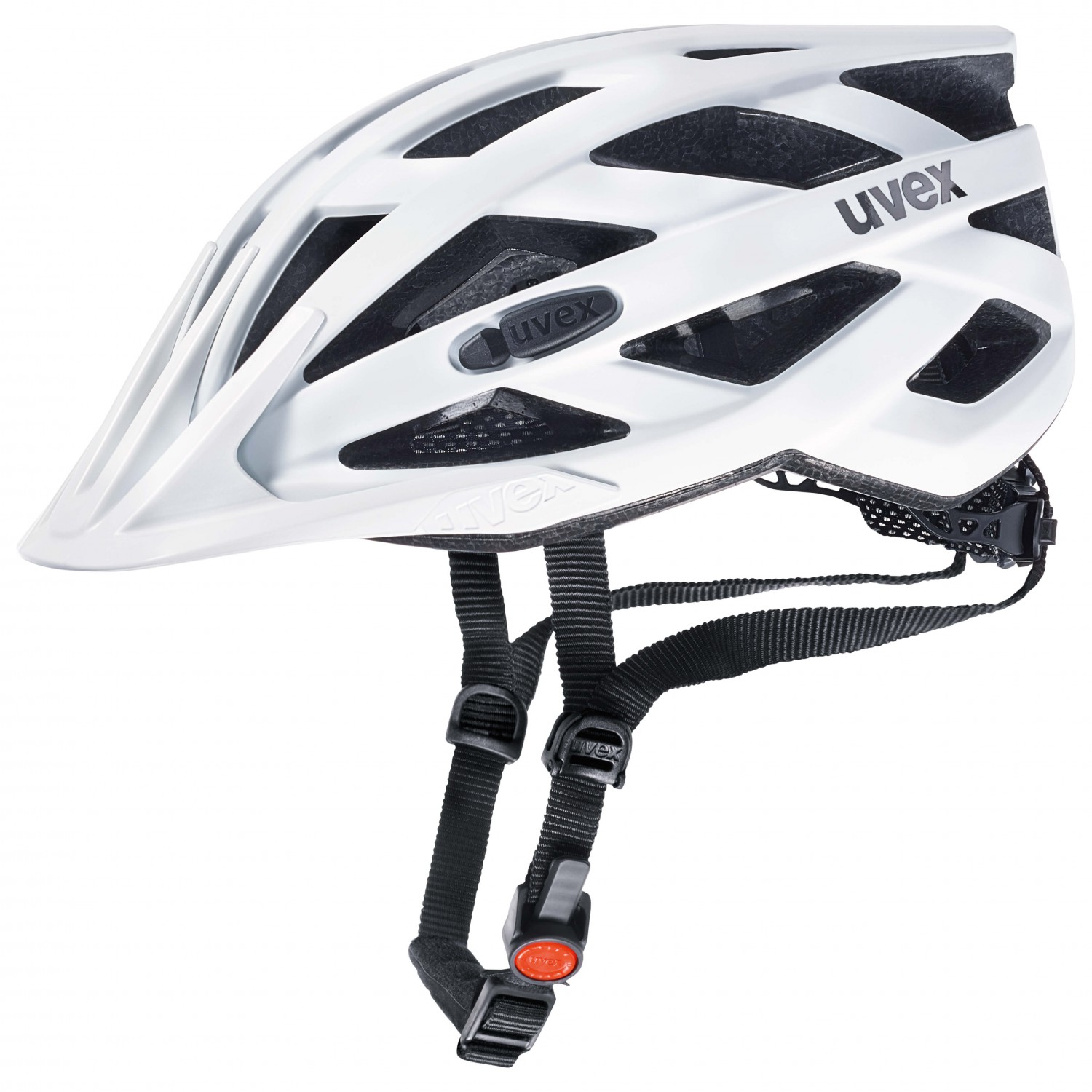 шлем велосипедный uvex черный Велосипедный шлем Uvex I VO CC, цвет White Mat