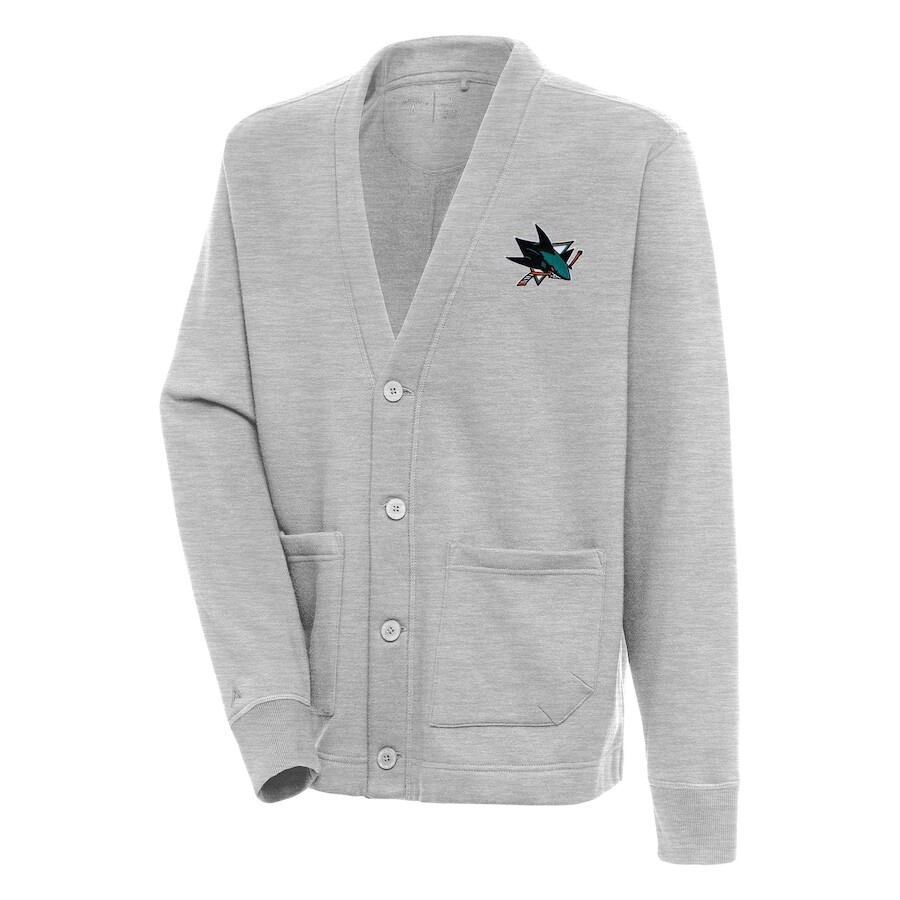 

Кардиган Antigua San Jose Sharks, серый