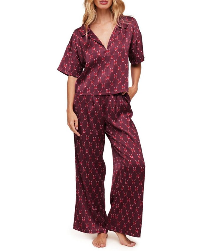 Женская пижама Verica Top & Комплект брюк Adore Me, красный