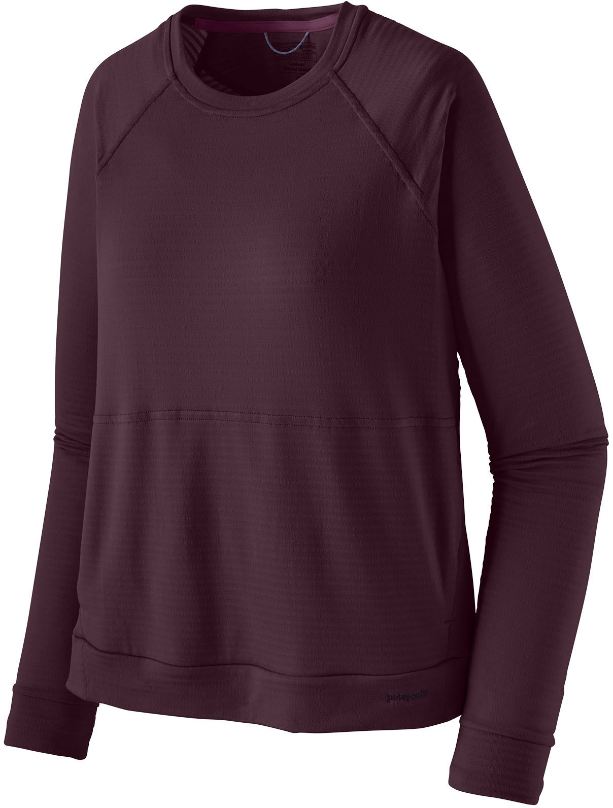 Утепленная футболка Capilene с длинными рукавами — женская Patagonia, фиолетовый топ r1 lite yulex с длинными рукавами женский patagonia черный