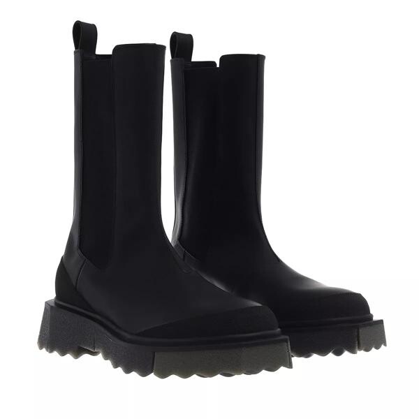 

Ботинки calf sponge chelsea boot black Off-White, черный