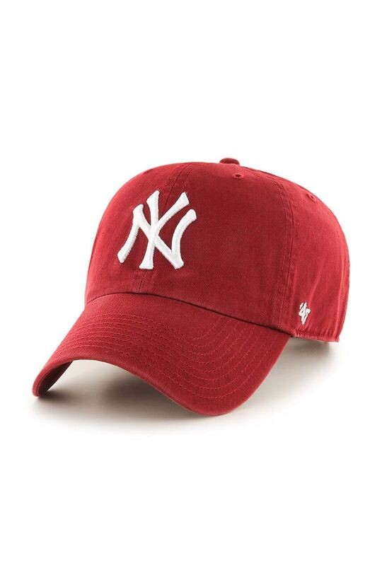 

Хлопковая бейсболка 53brand MLB New York Yankees 47brand, красный