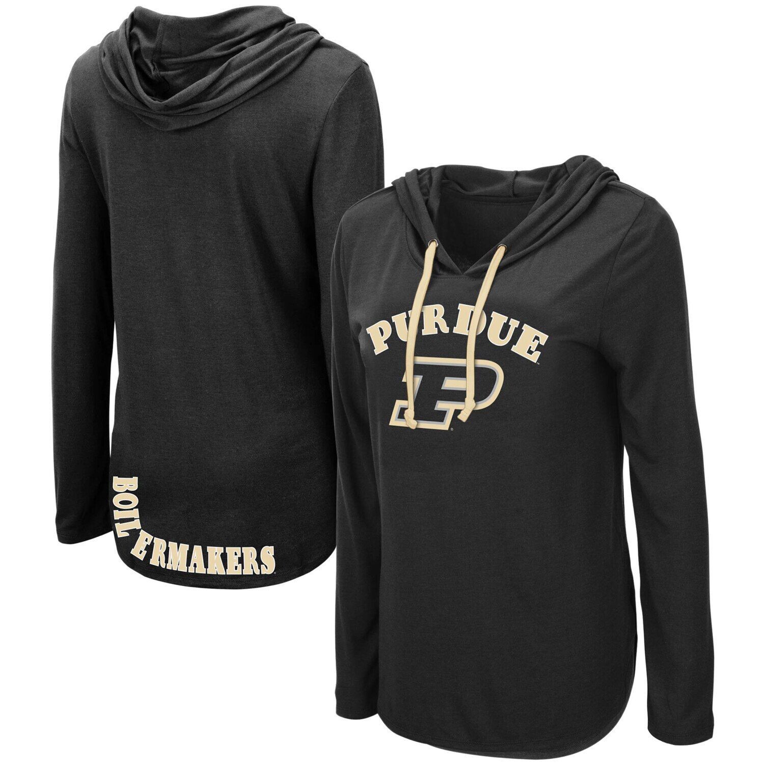 

Женская футболка с капюшоном и длинными рукавами Colosseum Purdue Boilermakers My Lover черного цвета Colosseum, Черный