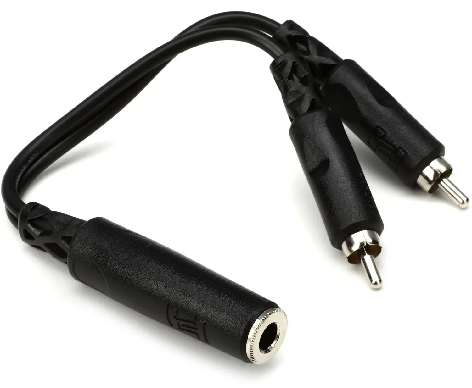 

Кабель Hosa YPR-131 Y — гнездо TS 1/4 дюйма на двойной штекер RCA