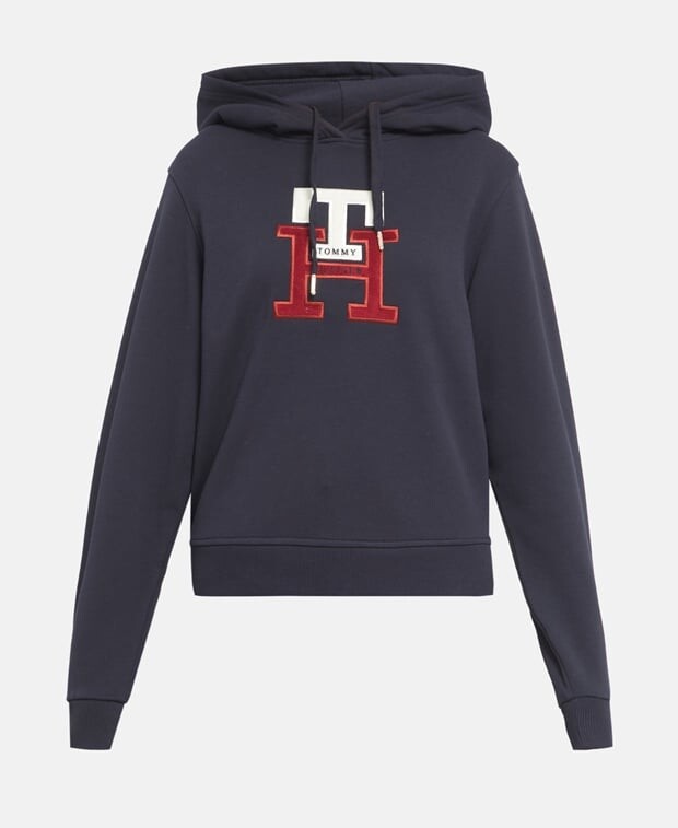 

Толстовка с капюшоном Tommy Hilfiger, темно-синий