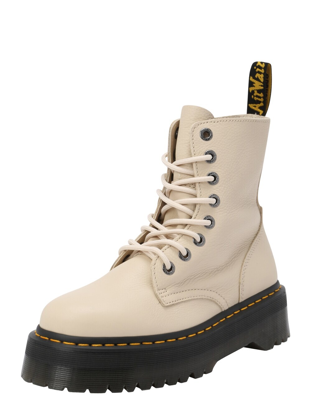 

Ботильоны на шнуровке Dr. Martens, бежевый