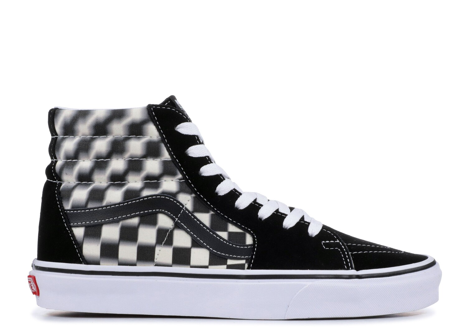 

Кроссовки Vans Sk8-Hi 'Blur Check', черный, Черный;серый