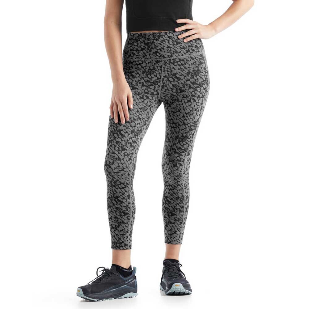 

Леггинсы Icebreaker Fastray Forest Shadow High Rise Merino, серый