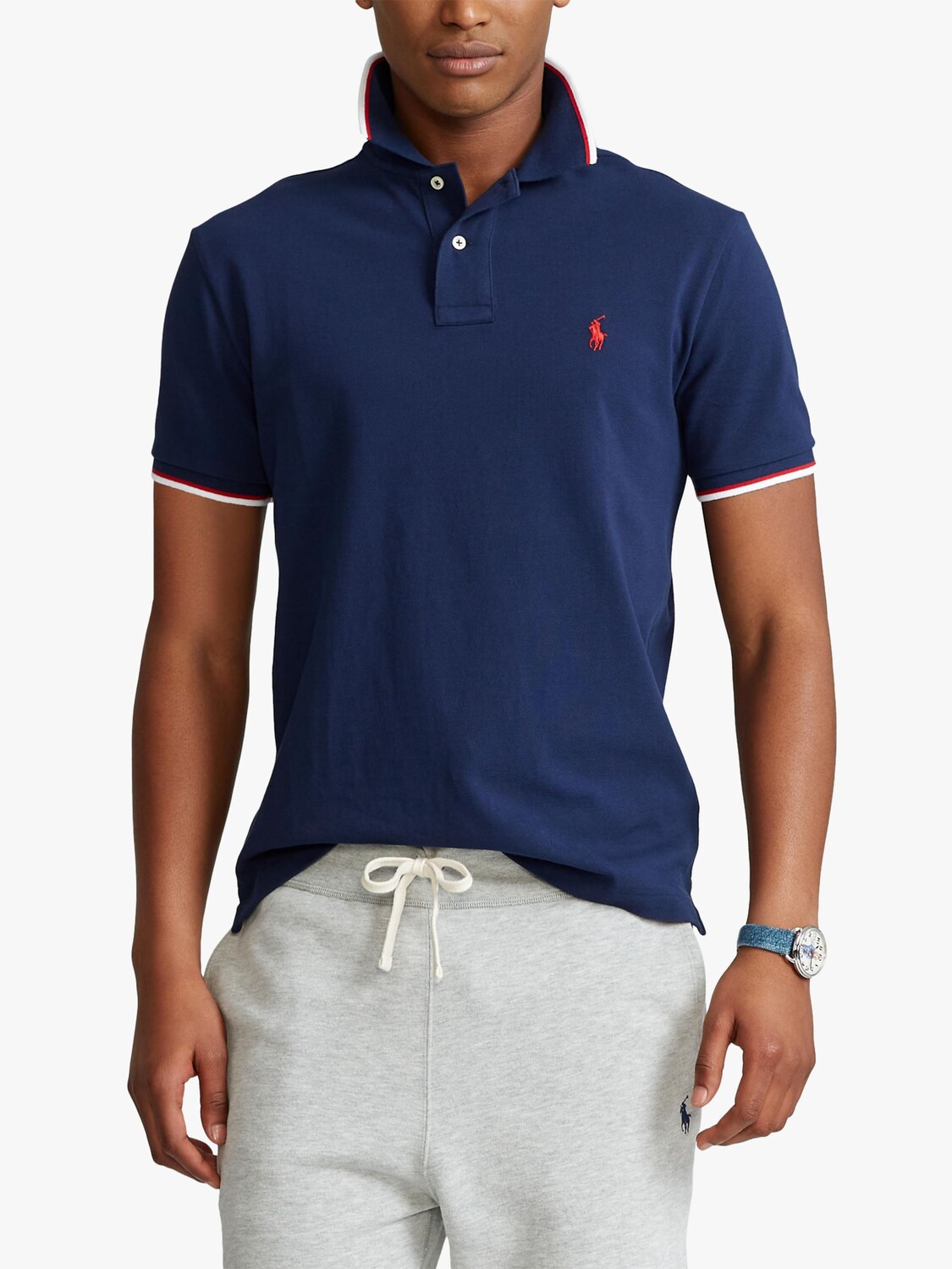 

Polo Ralph Lauren Spectre футболка-поло с короткими рукавами, темно-синий Ньюпорт