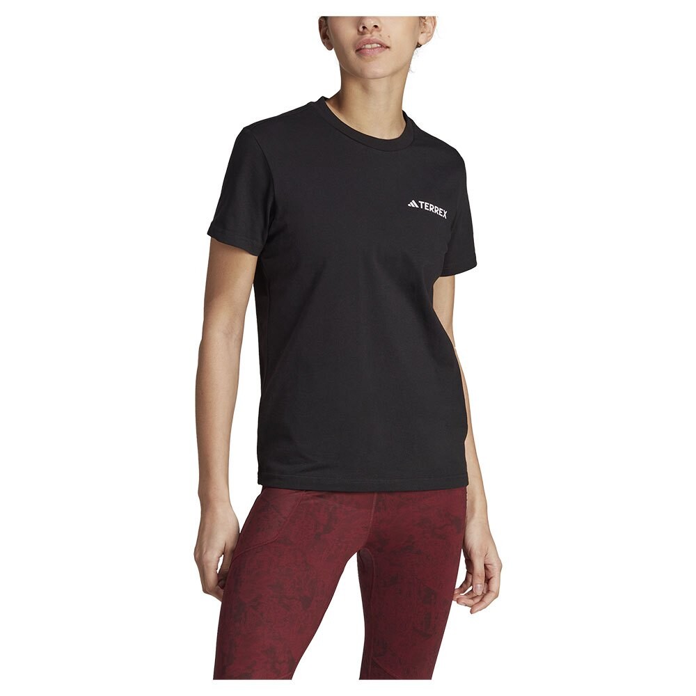 

Футболка с коротким рукавом adidas Terrex Graphic Mtn, черный