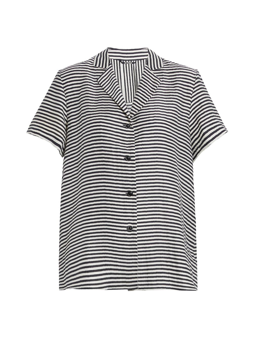 

Полосатый топ Mr. Voyage Barre из смеси льна Marina Rinaldi, Plus Size, черный