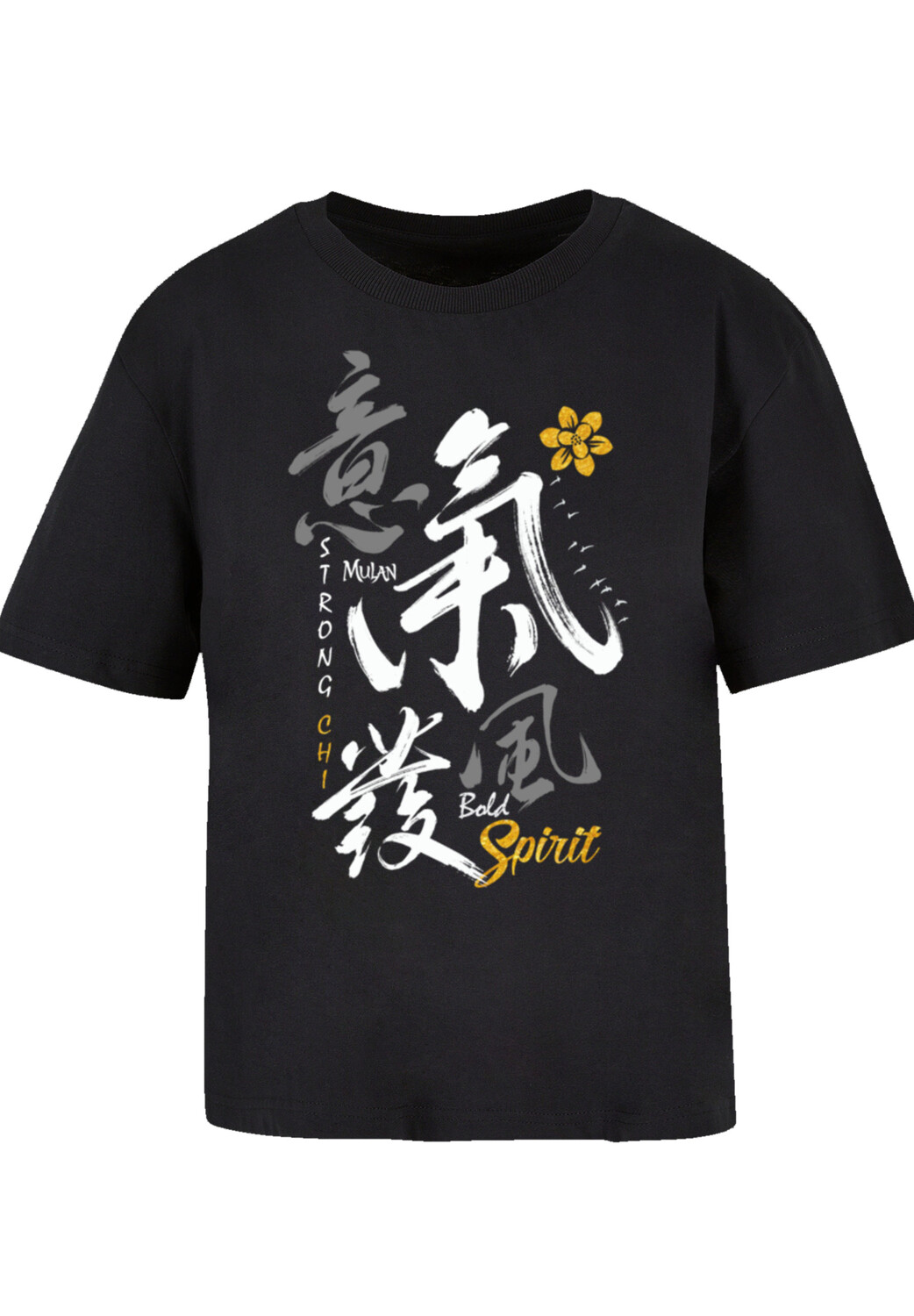

Футболка F4NT4STIC Ladies Everyday Tee Disney Mulan Bold Spirit, черный