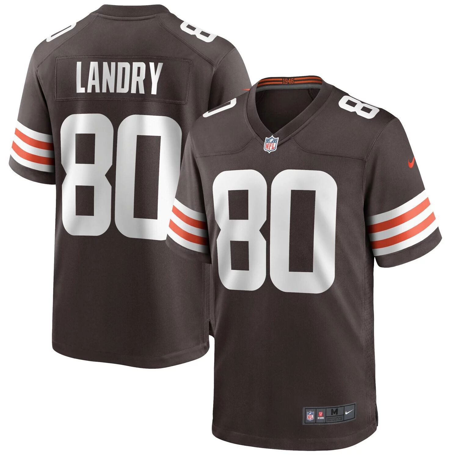 

Мужское джерси Jarvis Landry Brown Cleveland Browns Game Player Nike