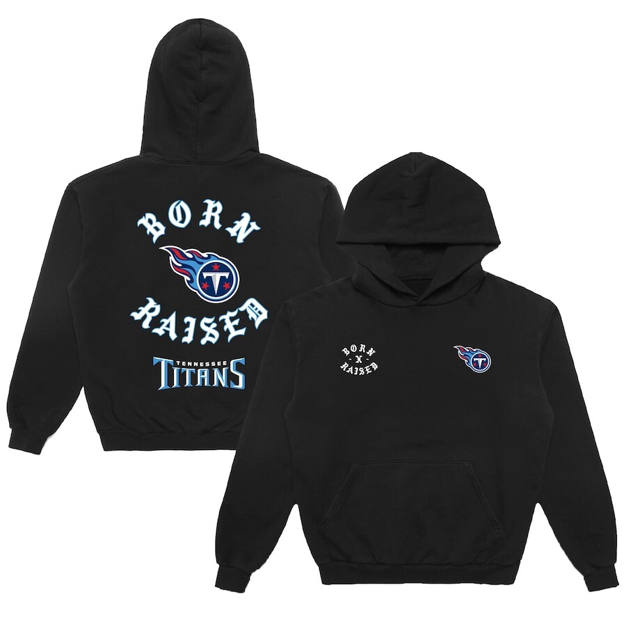 

Пуловер с капюшоном Born x Raised Tennessee Titans, черный