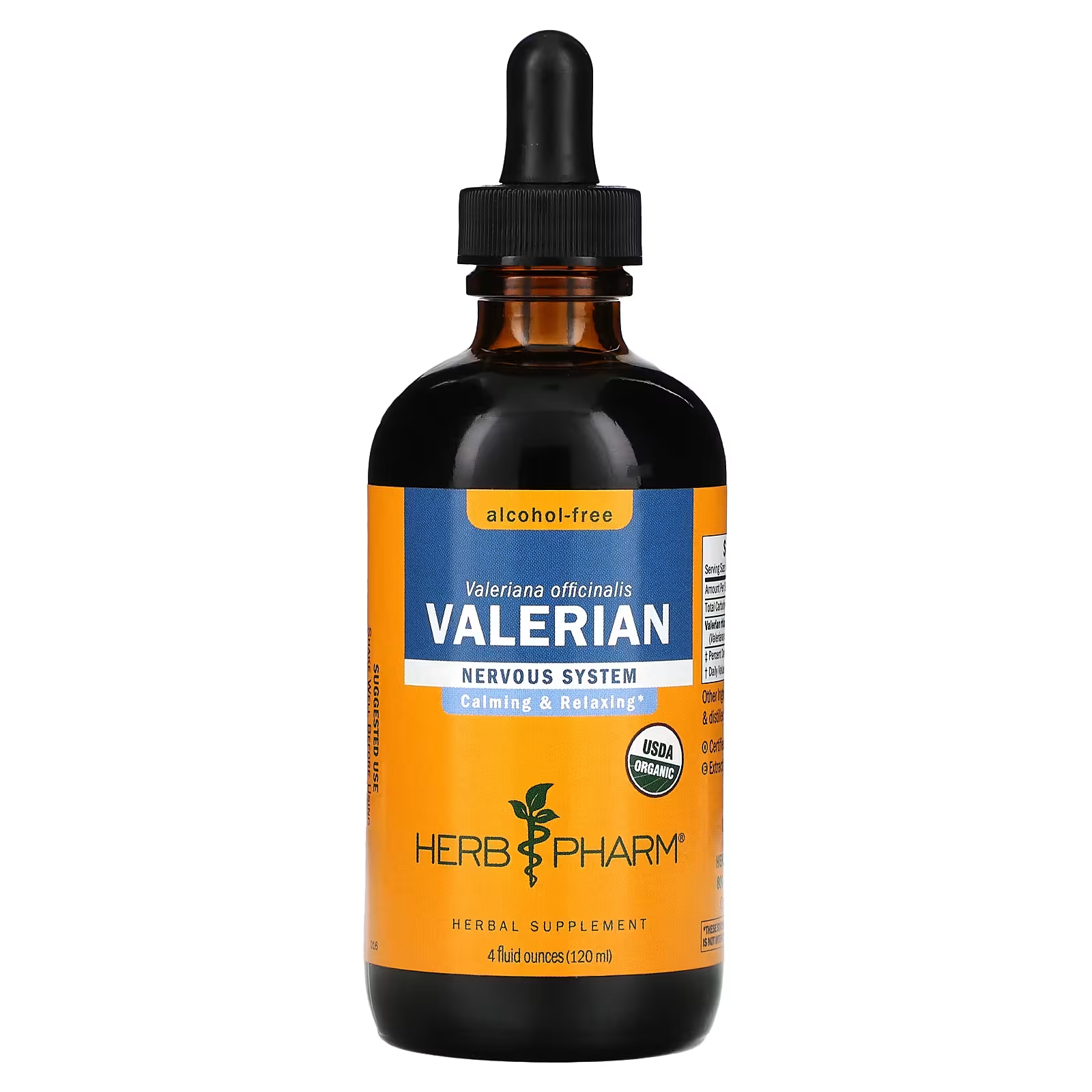Herb Pharm Валериана без спирта, 4 жидких унции (120 мл)