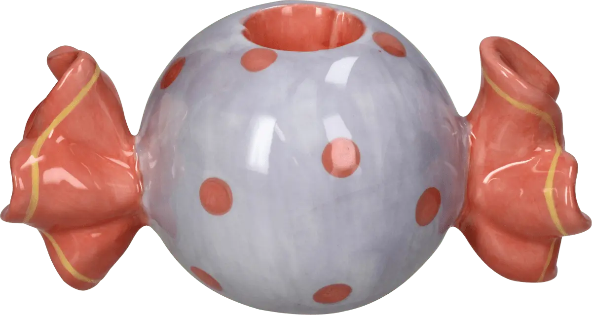 

Подсвечник Candy фиолетово-розовый в горошек (14,4х8,2х6,9см) 1 шт. Dekorieren & Einrichten