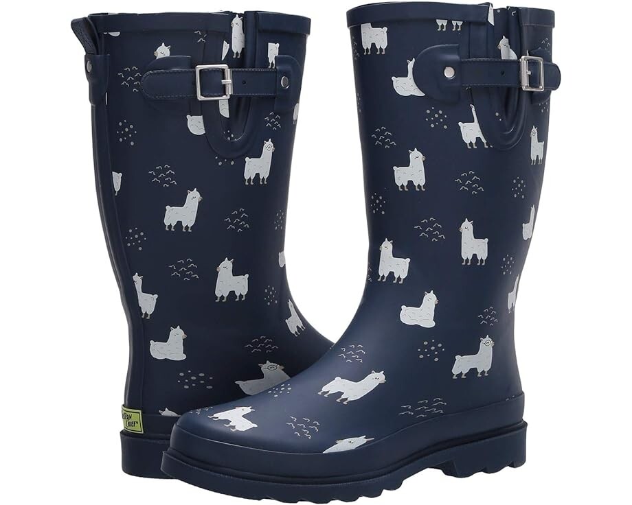

Ботинки Western Chief Printed Tall Rain Boot, цвет No Probllama