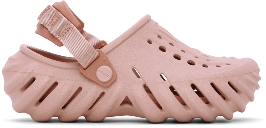 

Розовые сабо Echo Crocs, цвет Pink clay