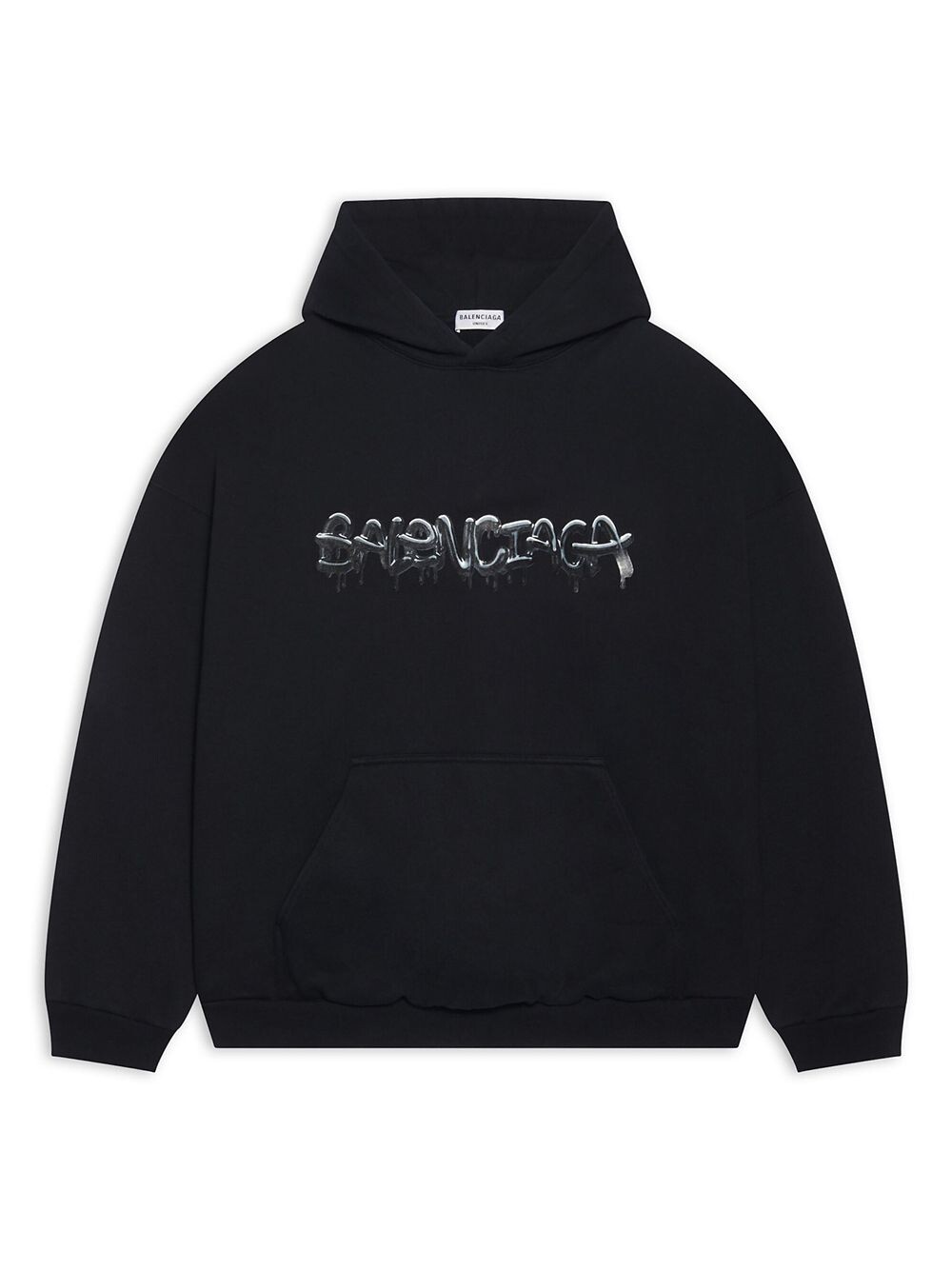 

Худи Slime, широкий крой Balenciaga, черный
