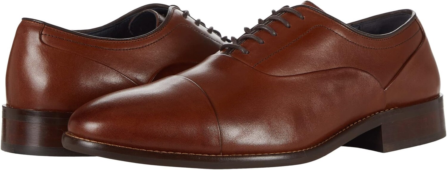

Оксфорды Stockton Bal Cap Toe Johnston & Murphy, цвет Tan