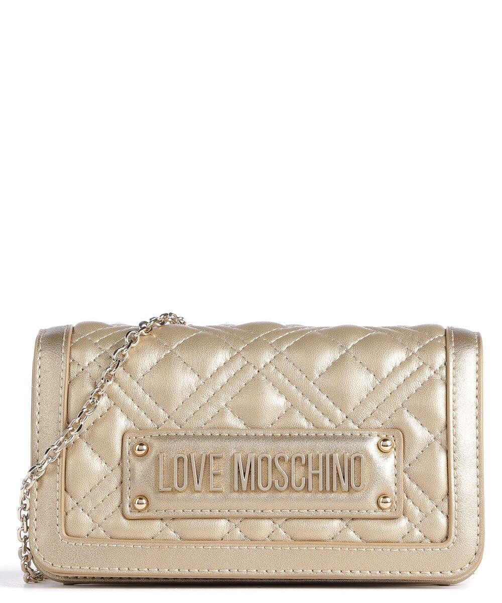 

Стеганая сумка через плечо из искусственной кожи Love Moschino, желтый