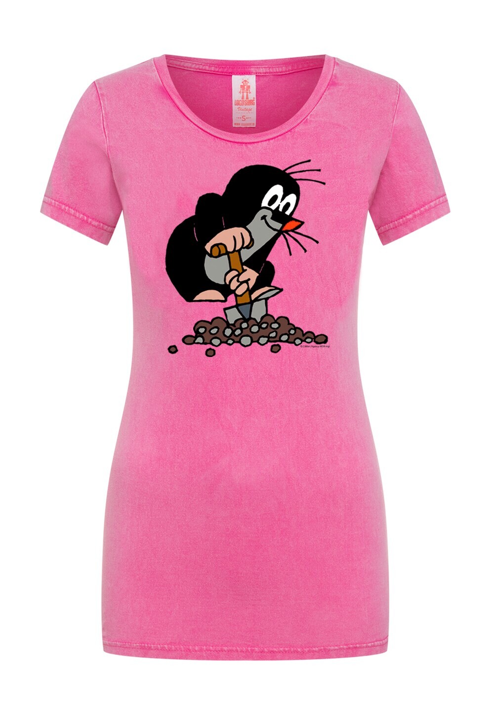 

Рубашка LOGOSHIRT Der kleine Maulwurf, розовый