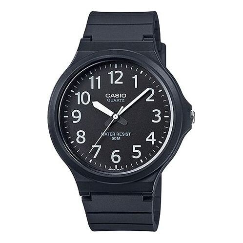 Часы Casio Youth Stylish Minimalistic Analog Watch 'Black White', черный