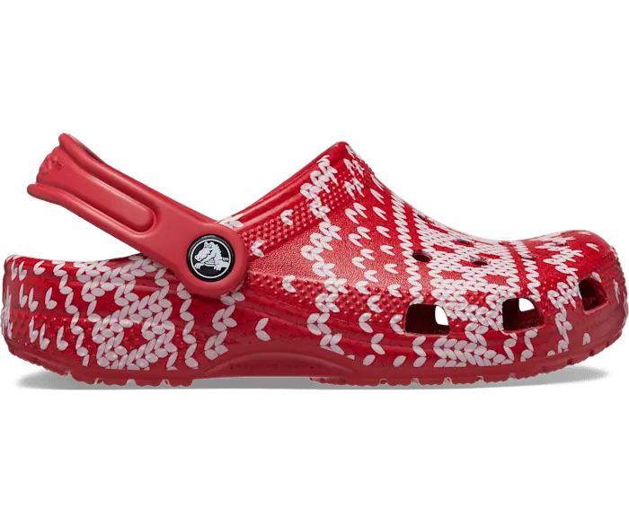 

Сабо Toddler Classic Holiday Sweater Crocs для малышей, цвет Multi