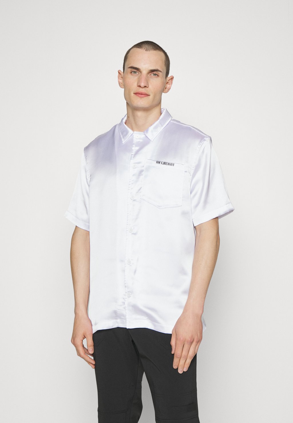 Рубашка Han Kjøbenhavn, белый рубашка han kjøbenhavn tencel размер 50 бежевый