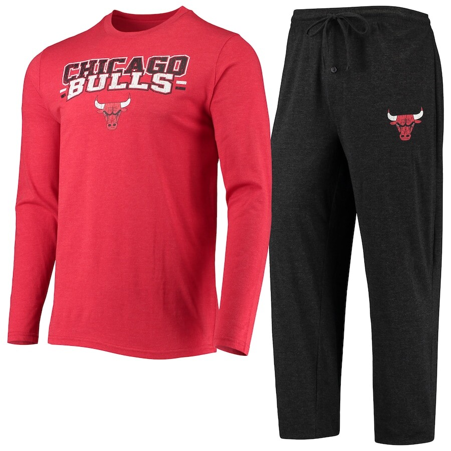 

Пижамный комплект Concepts Sport Chicago Bulls, черный