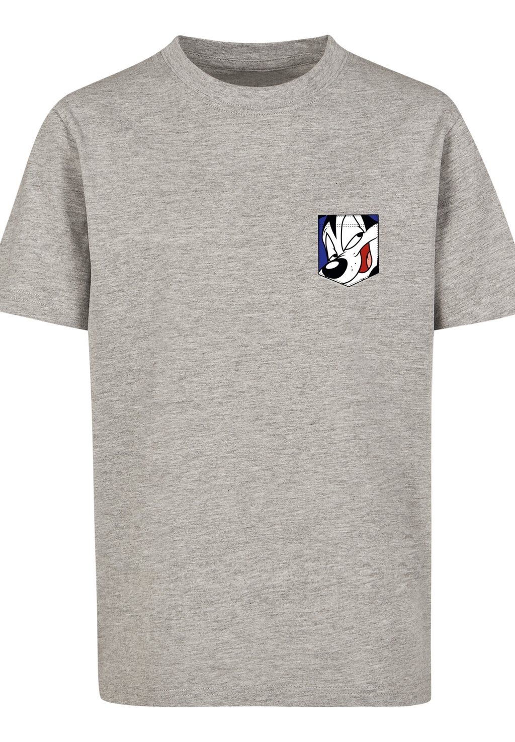 

Футболка с принтом LOONEY TUNES PEPE F4NT4STIC, цвет heather grey