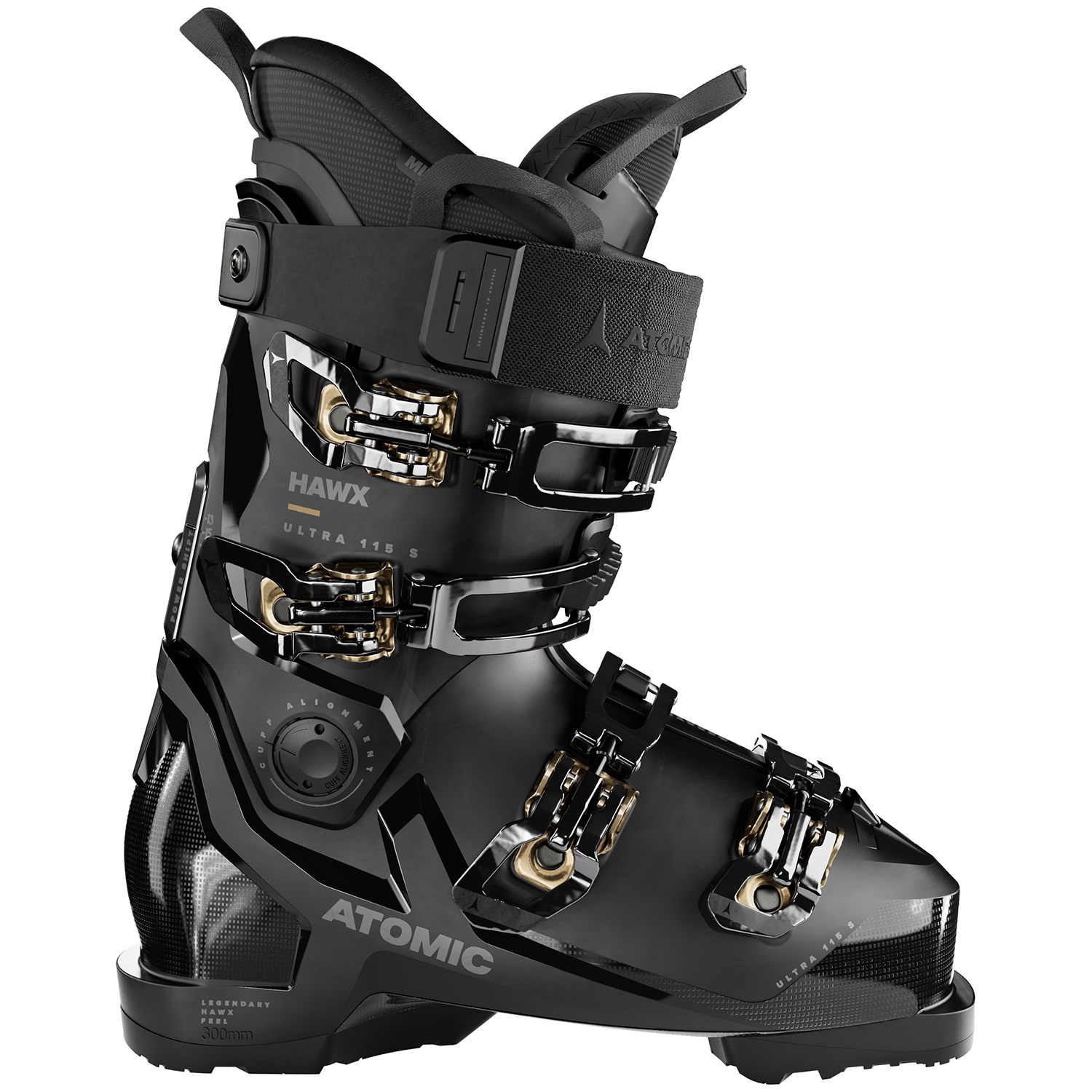 Лыжные ботинки Atomic Hawx Ultra 115 S GW, черный лыжные ботинки hawx ultra 115 s w gw женские 2023 2024 atomic черный