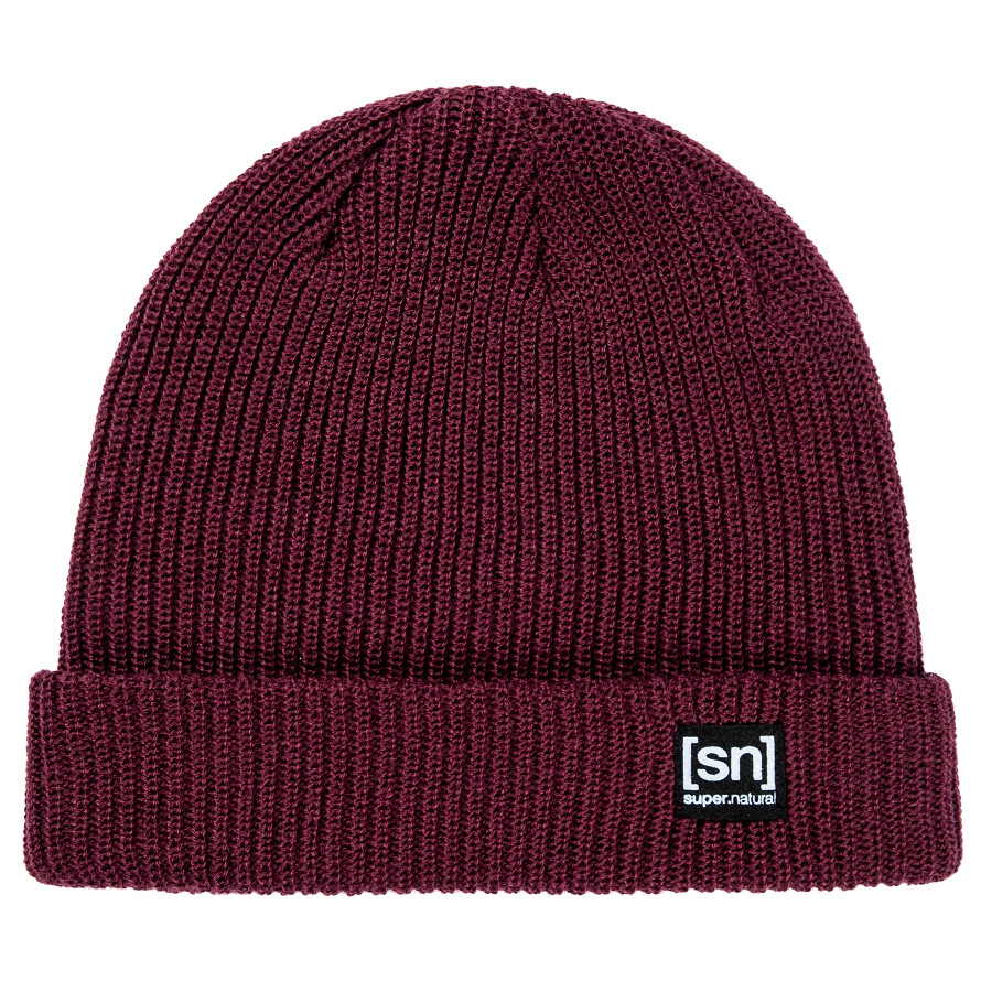 

Кепка Super Natural Merino Basic Beanie, цвет Wine Tasting