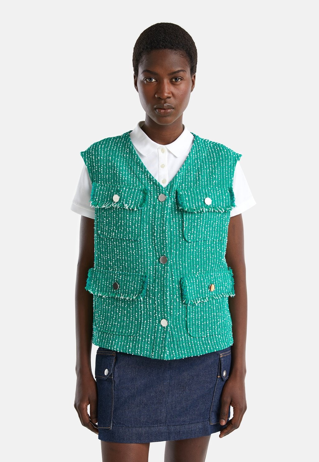 

Жилет United Colors of Benetton, зеленый