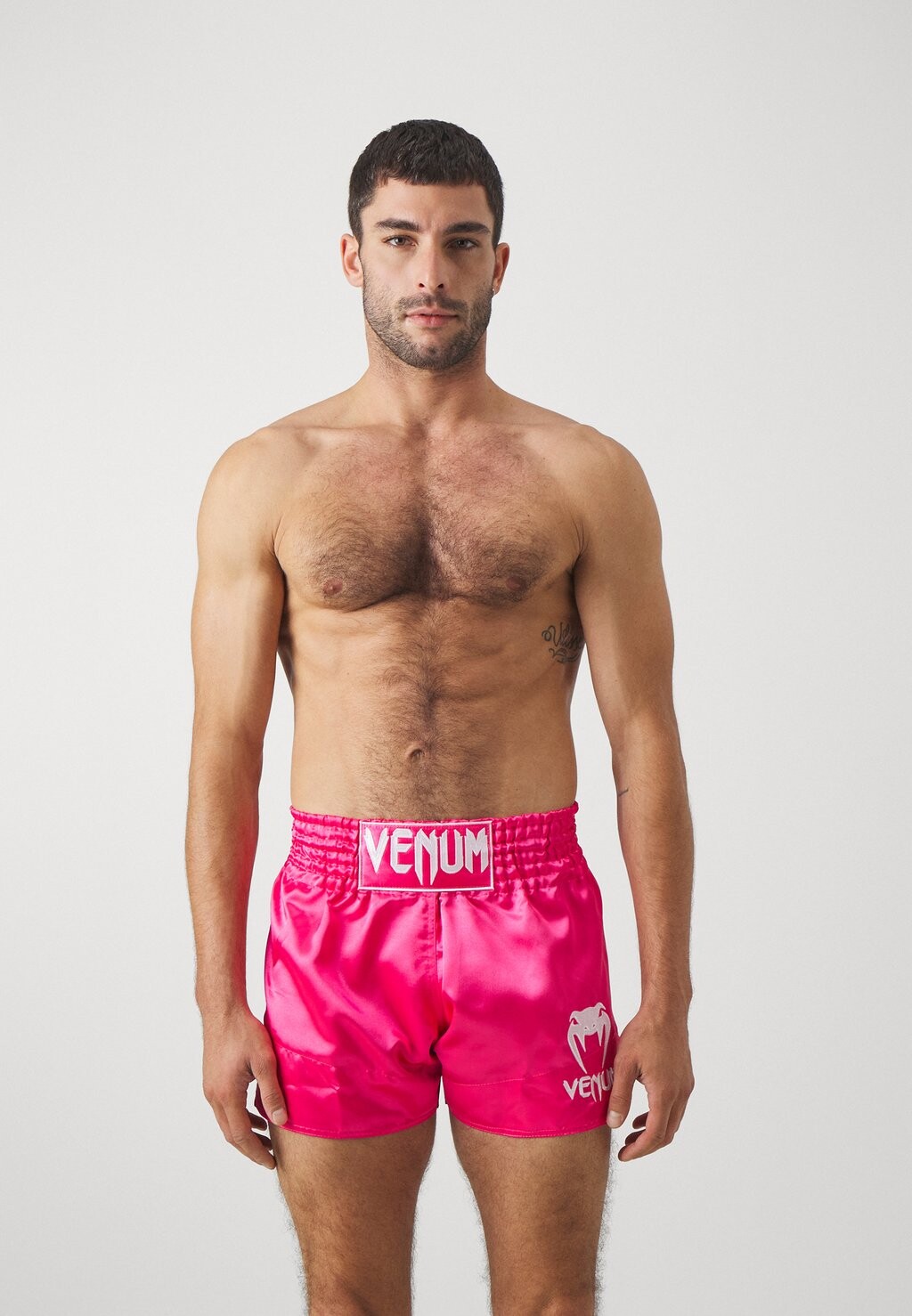 

Спортивные шорты Classic Muay Thai Short Venum, цвет pink/white