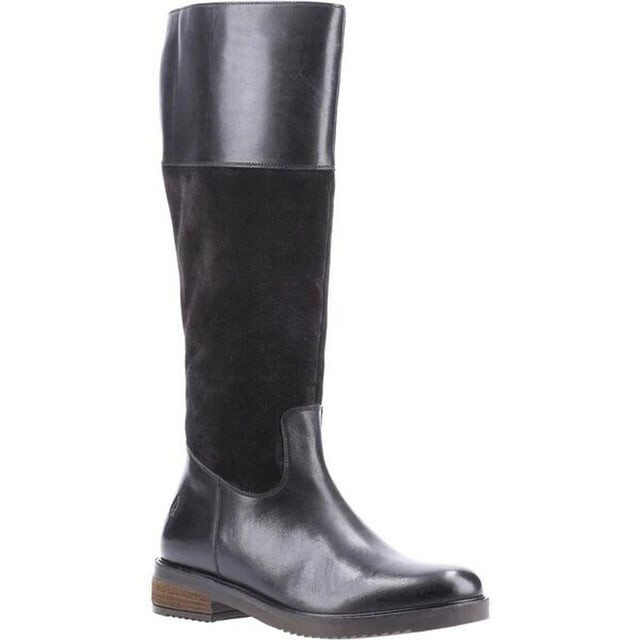 

Женские кожаные сапоги до колена Hush Puppies, черный