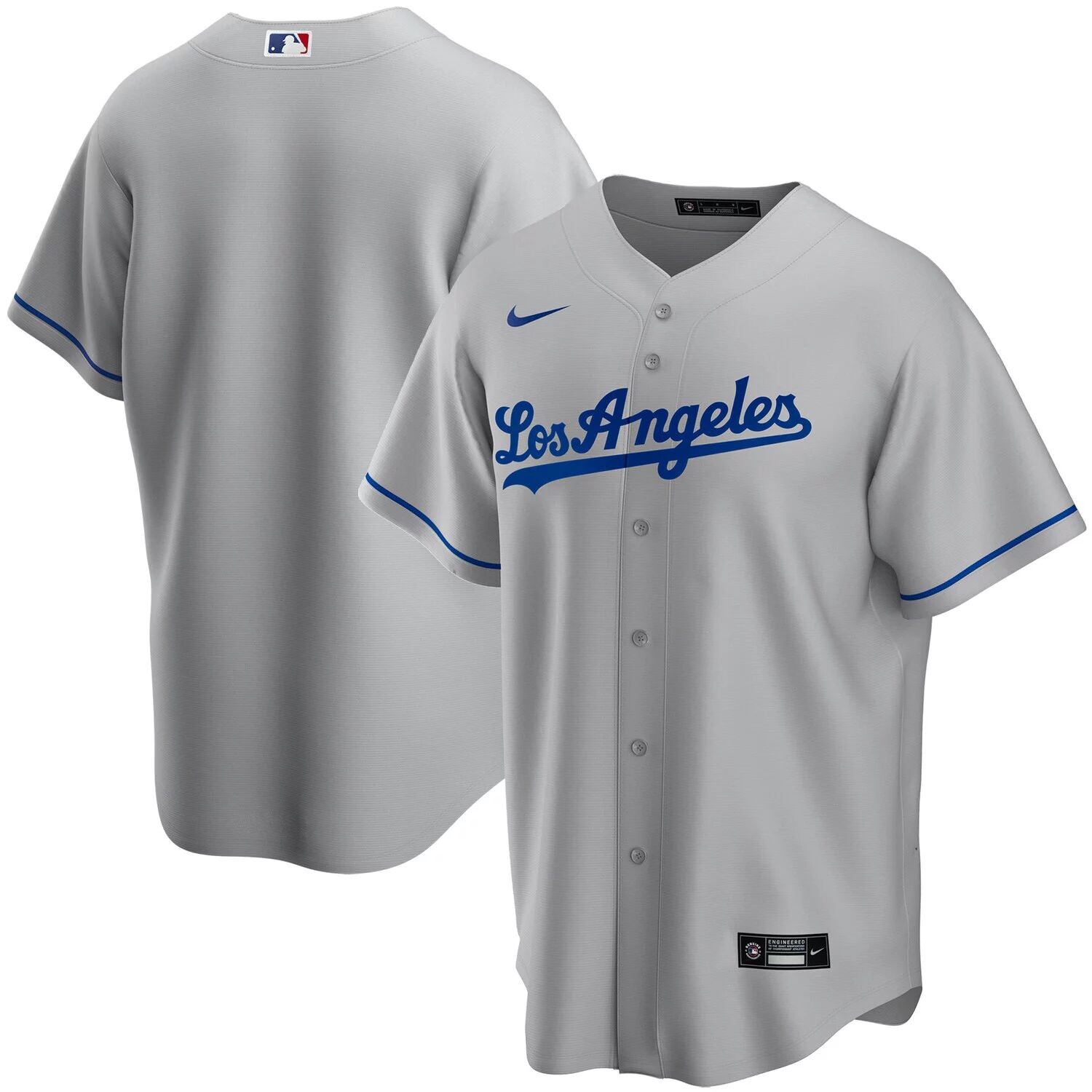 

Молодежная футболка Nike Grey Los Angeles Dodgers Road Replica Team Nike