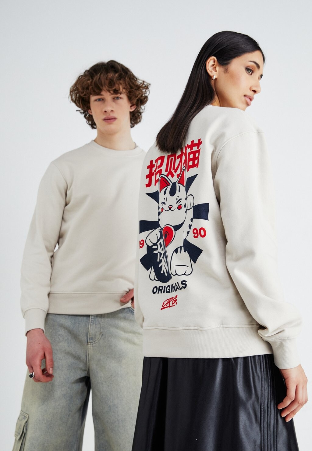 

Толстовка Jormaki Crew Neck Unisex Jack & Jones, цвет moonbeam