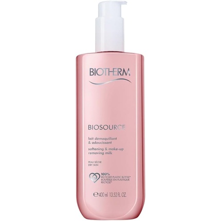 Biosource Смягчающее и удаляющее макияж молочко для сухой кожи 400 мл, Biotherm