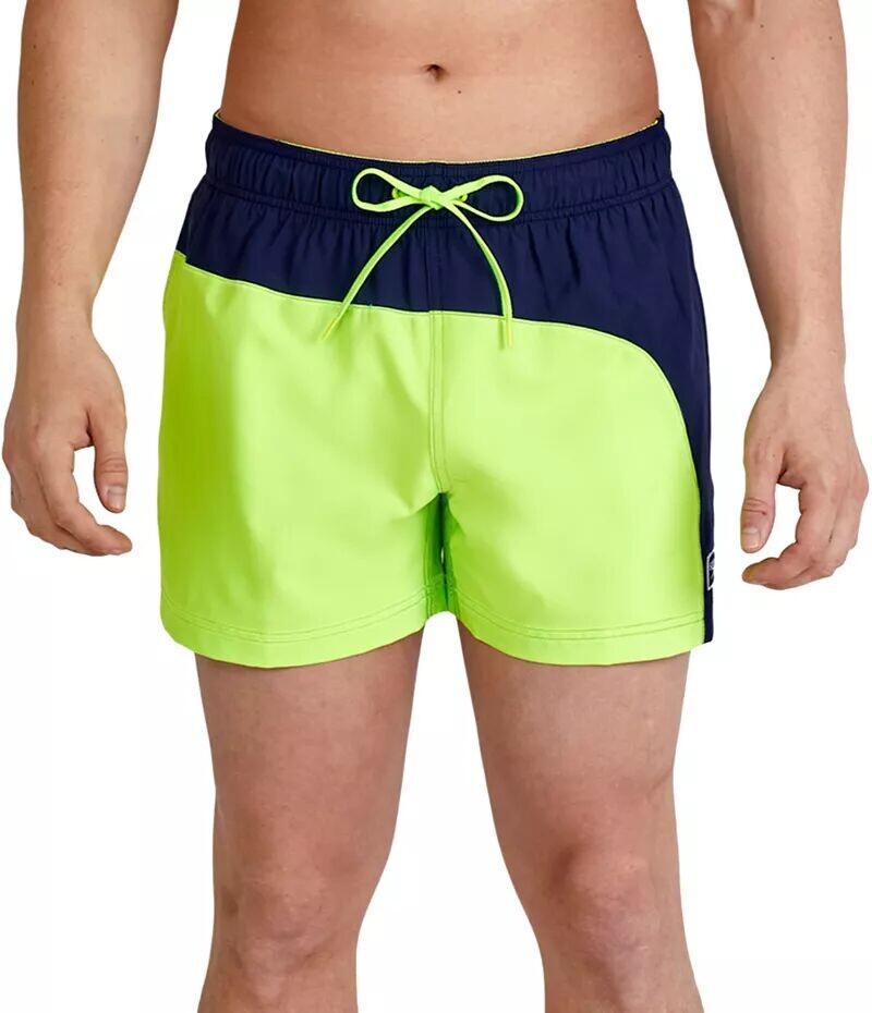 

Мужские плавки для волейбола Speedo 14 дюймов с цветными блоками, зеленый